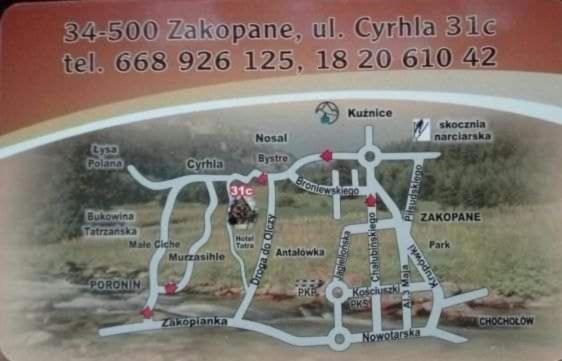 Pokoje Goscinne Anna Bobak Закопане Экстерьер фото